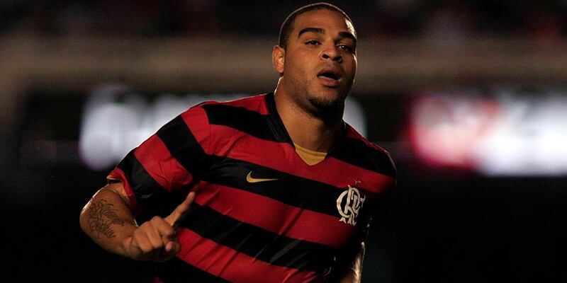 “Hoàng đế” Adriano chính là sản phẩm của lò trẻ CLB Flamengo